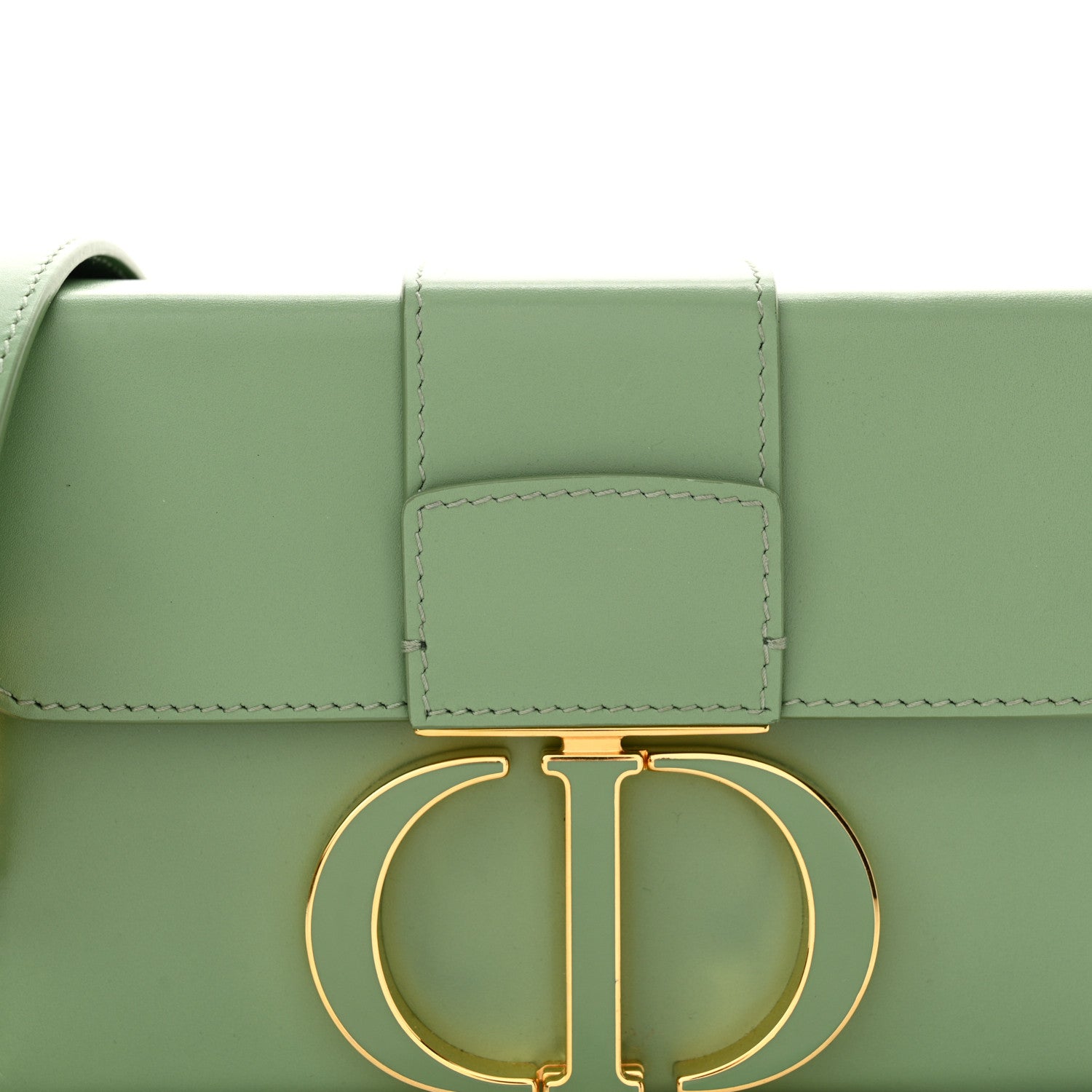 Christian Dior Box Calfskin 30 Montaigne Box Bag Mint Green 7 of 10