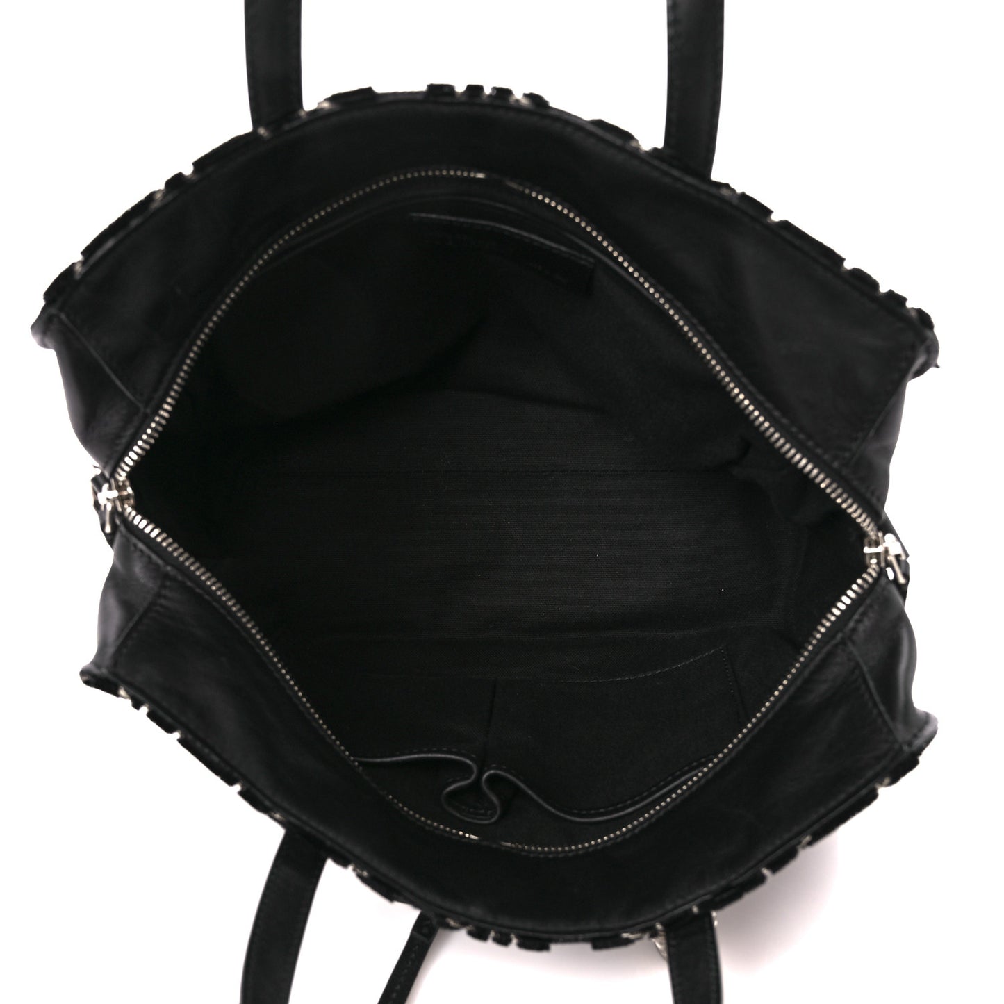 Velvet Shopper Tote Black