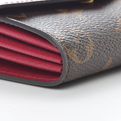 Louis Vuitton Monogram Sarah Multicartes Fuchsia 5 of 9