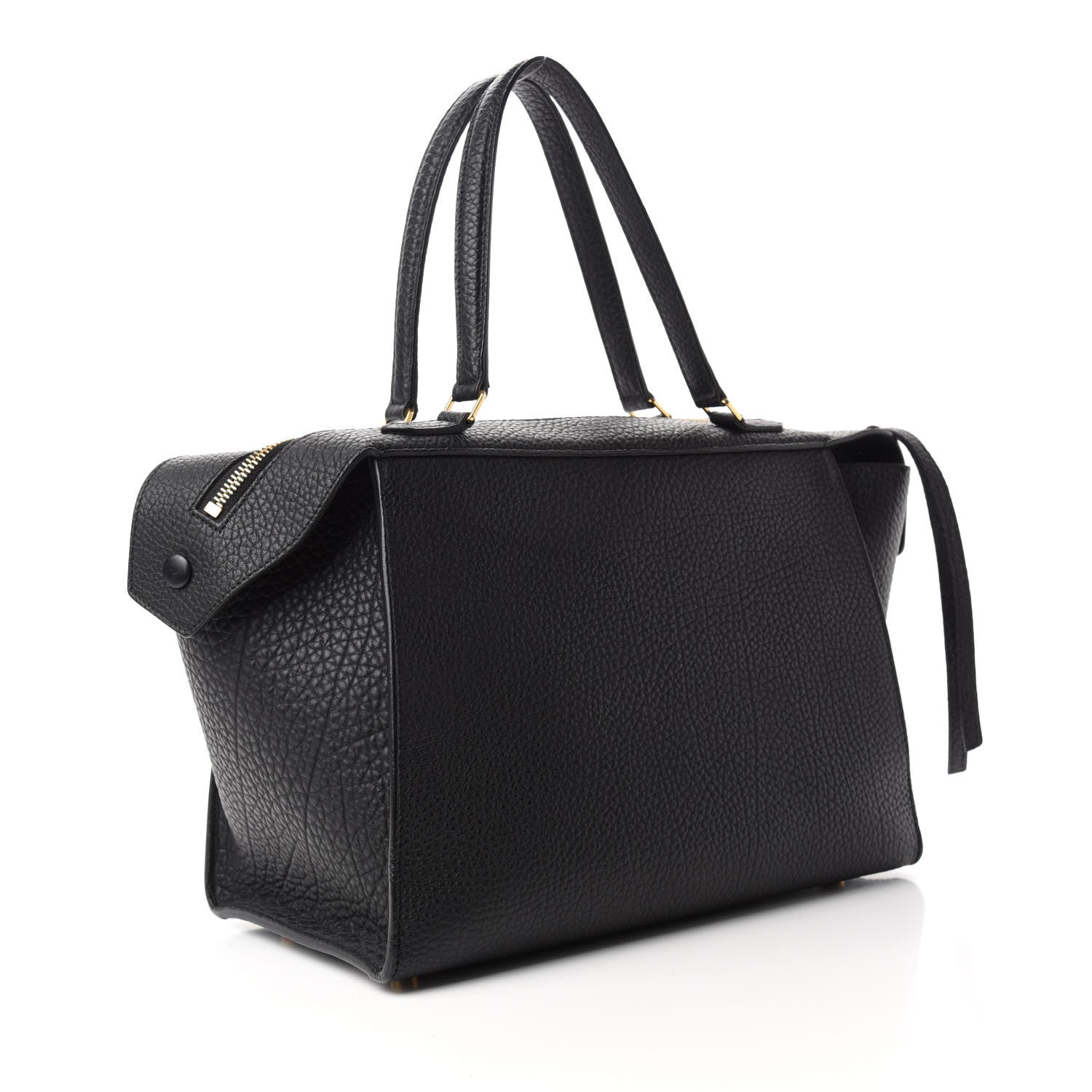 Celine Bullhide Calfskin Small Ring Bag Black 3 of 9