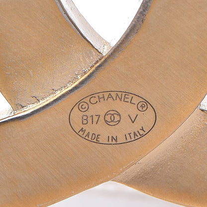 Chanel Baguette Crystal Quilted CC Brooch Gold 4 of 5