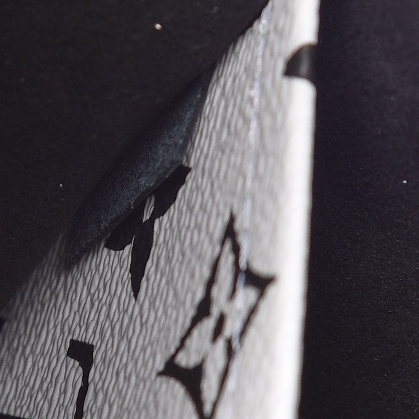 Patent Monogram Hot Springs Backpack Black White
