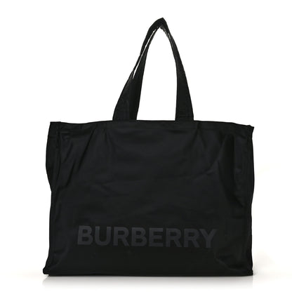Burberry Nylon Logo Tote Black 1 of 8
