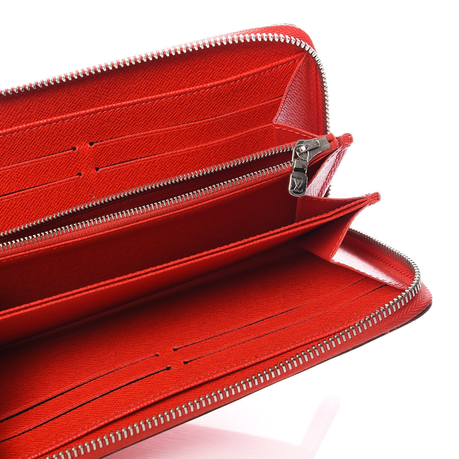 Louis Vuitton Epi Zippy Wallet Coquelicot 4 of 9