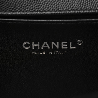 Chanel Caviar Quilted Medium Boy Flap Black 6 of 10