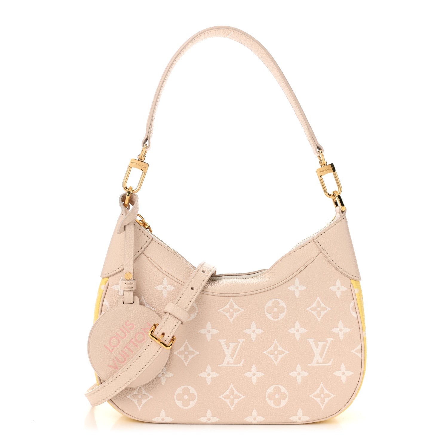Louis Vuitton Empreinte Monogram Spring in the City Bagatelle NM Pink Beige Yellow 1 of 10