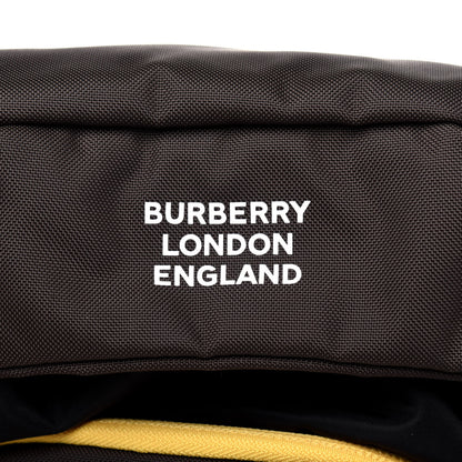 Burberry Nylon Medium Leo Sling Bag Black Yellow Grey 11 of 13