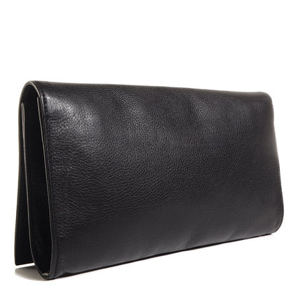 Gucci Pebbled Calfskin Medium Soho Clutch Black 3 of 9