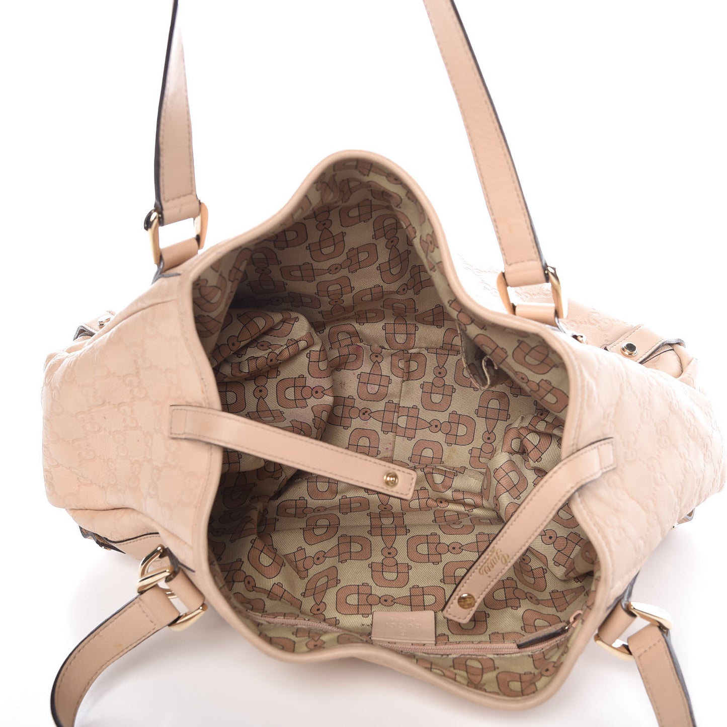 Guccissima Medium Abbey Shoulder Bag Beige