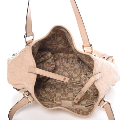 Gucci Guccissima Medium Abbey Shoulder Bag Beige 5 of 13