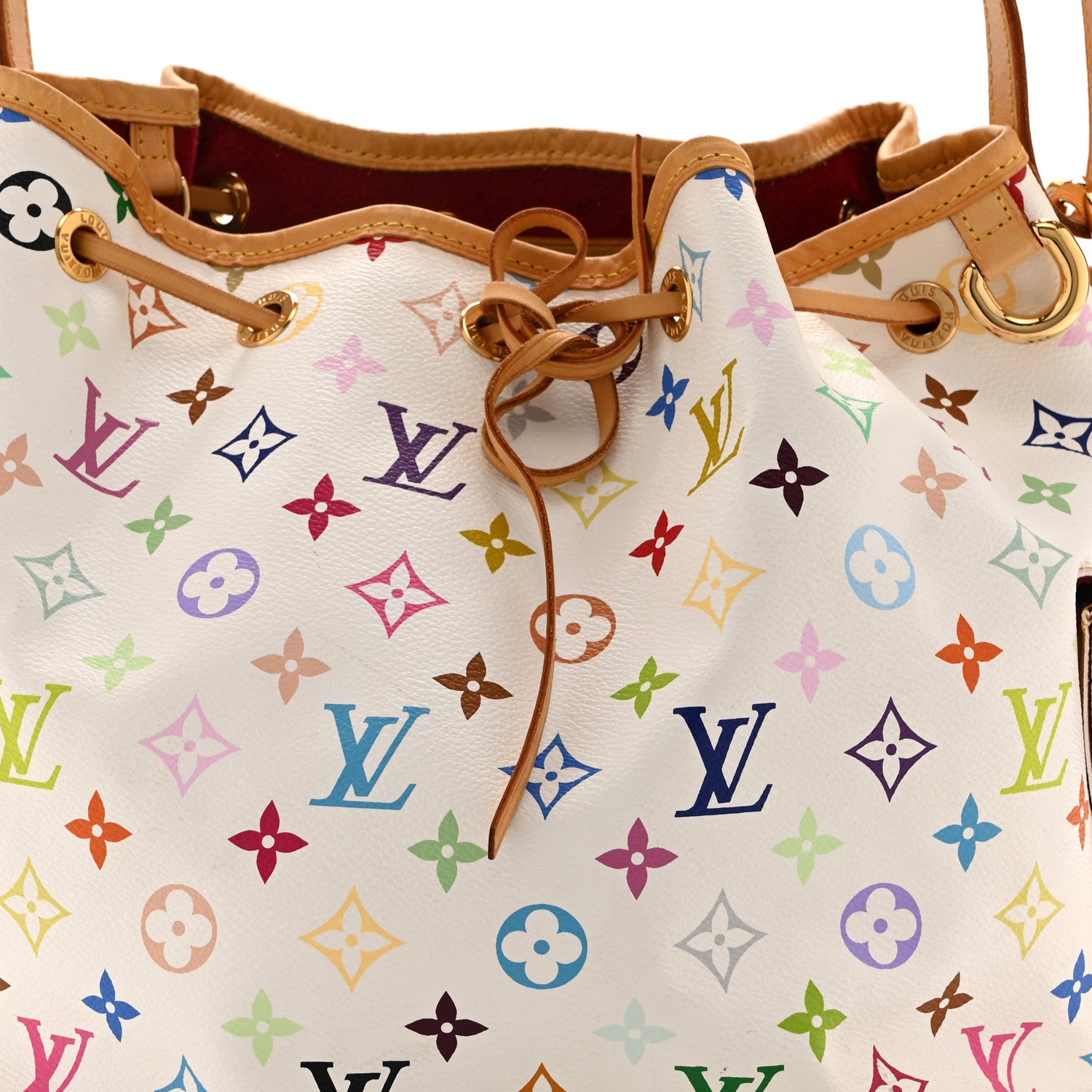 Louis Vuitton Monogram Multicolor Petit Noe White 8 of 11