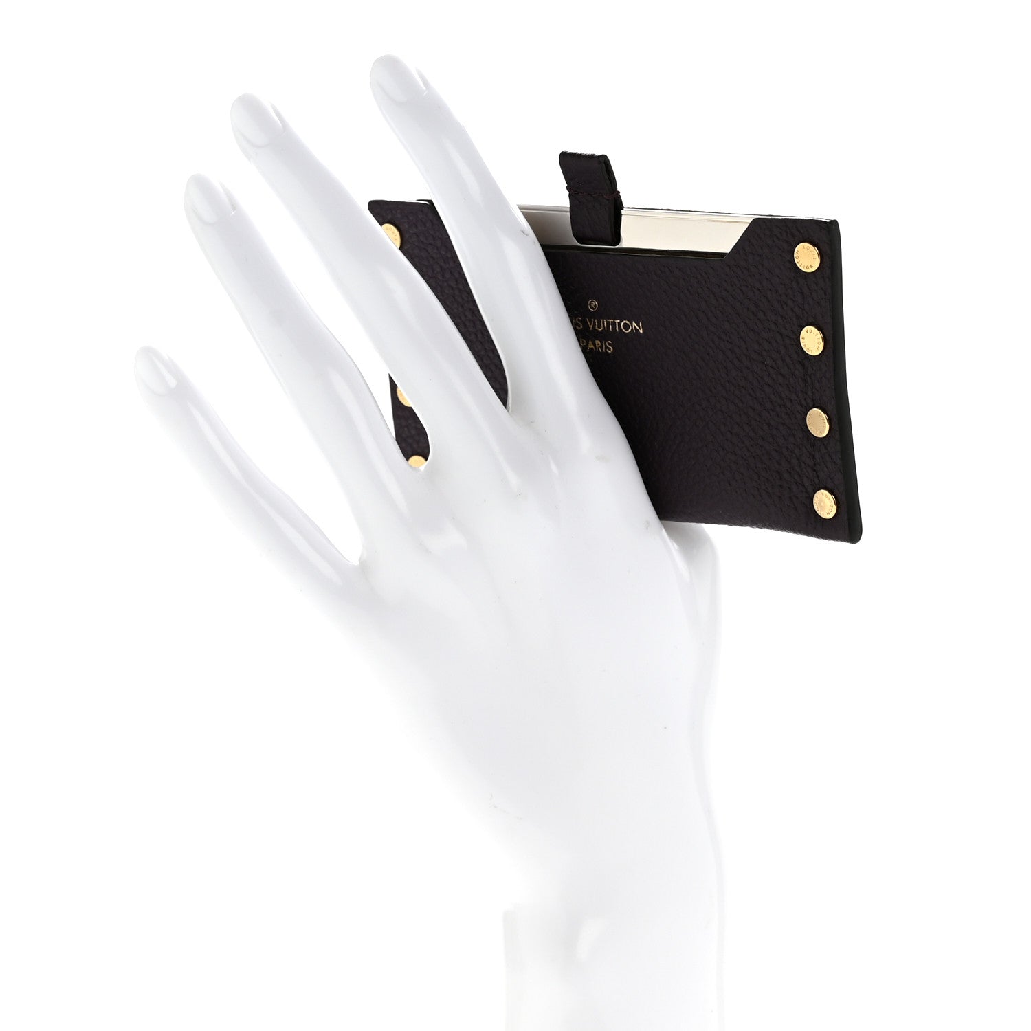 Louis Vuitton Cuir Rivets Mirror Case Quetsche 2 of 10