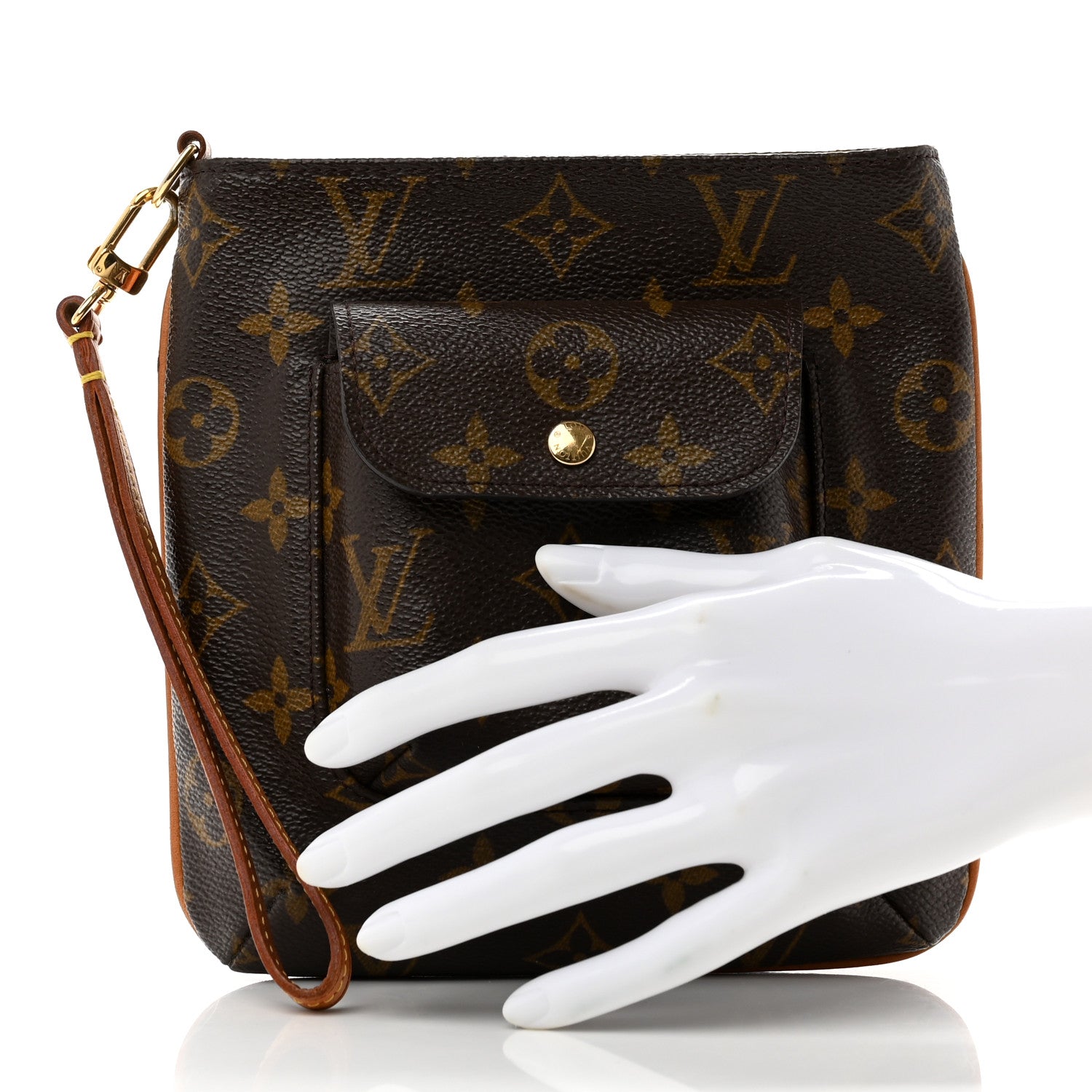 Louis Vuitton Monogram Partition Wristlet 2 of 6