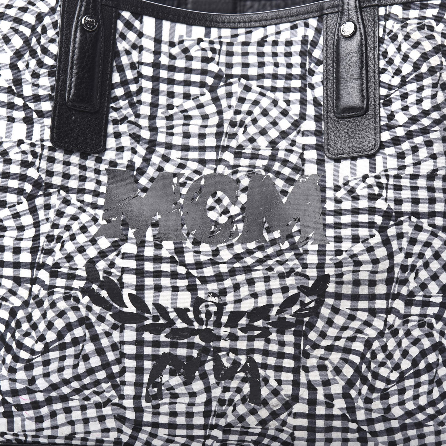 Visetos Medium Liz Reversible Shopper Tote Black