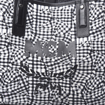 MCM Visetos Medium Liz Reversible Shopper Tote Black 14 of 15