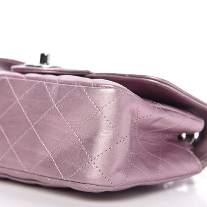 Chanel Metallic Calfskin Quilted Mini Rectangular Flap Pink 7 of 10