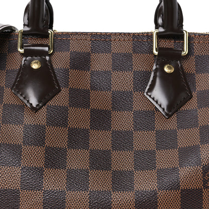 Louis Vuitton Damier Ebene Speedy Bandouliere 25 7 of 9