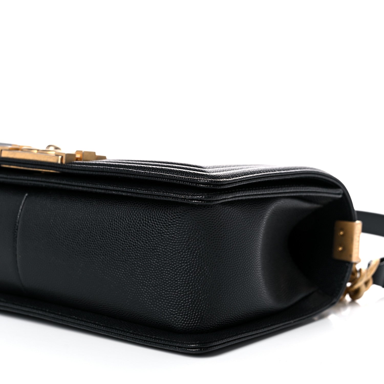 Chanel Caviar Quilted Medium Boy Flap Black 9 of 10