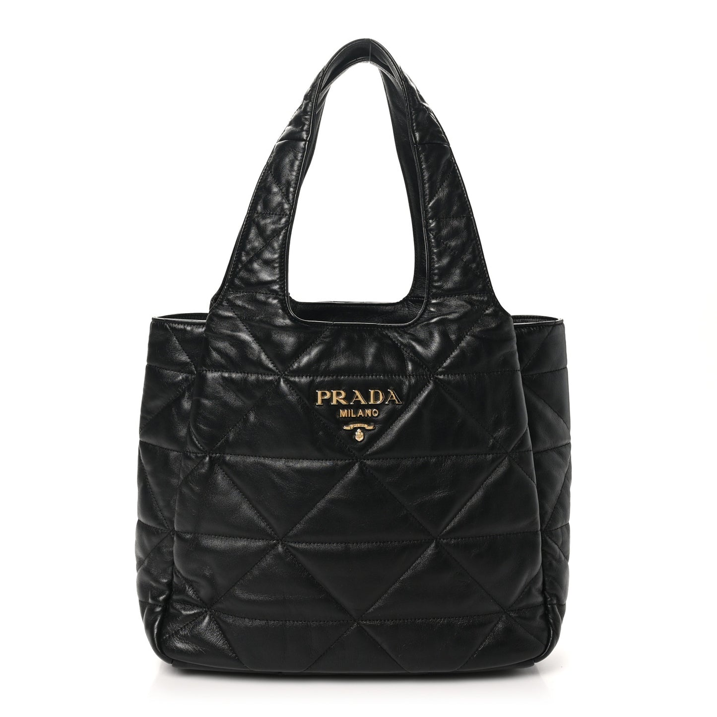 Nappa Quilted Medium Dynamique Tote Black