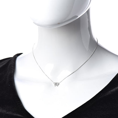 Cartier 18K White Gold Diamond Caresse D'Orchidees Par Necklace 2 of 5