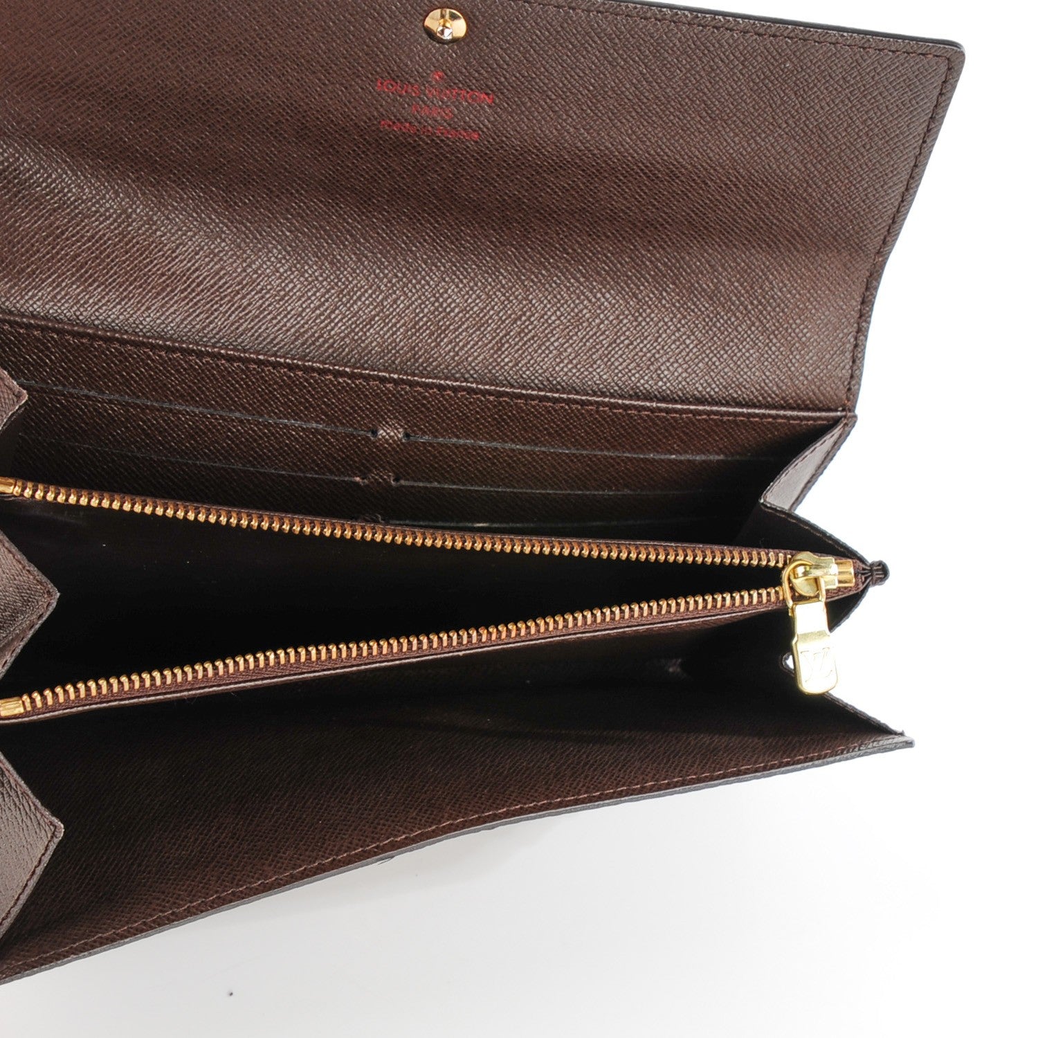 Louis Vuitton Damier Ebene Sarah Wallet 5 of 7