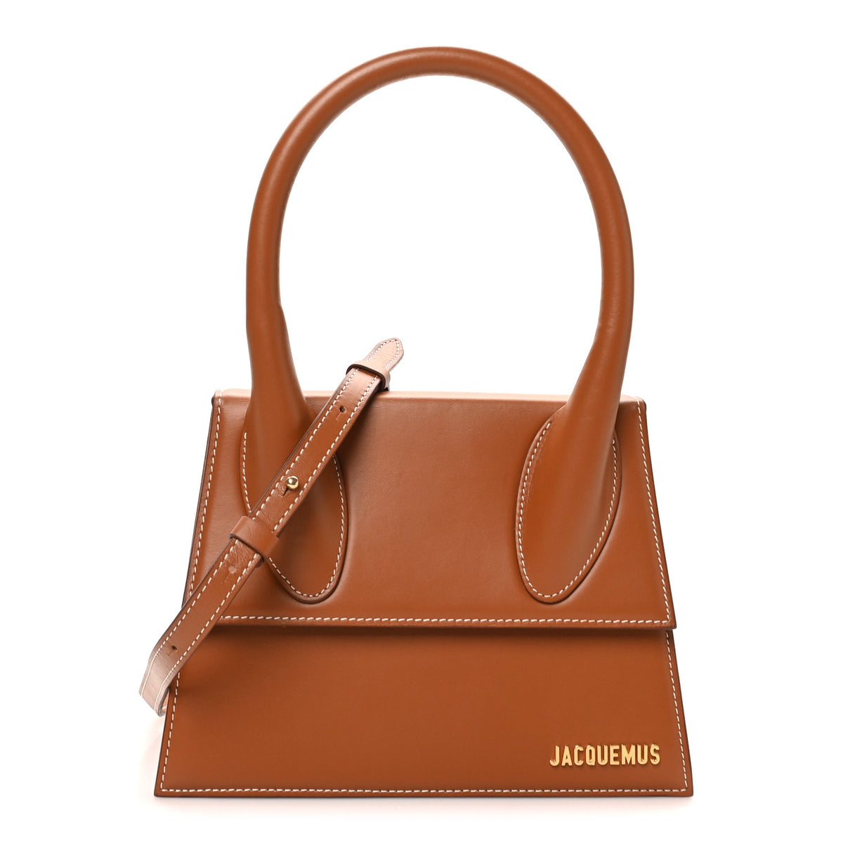 Jacquemus Smooth Calfskin Le Grand Chiquito Light Brown 1 of 8