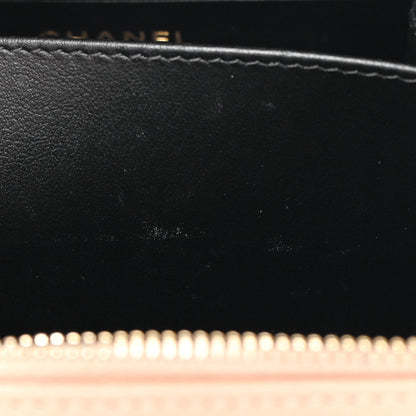 Chanel Caviar Quilted CC Filigree Vanity Clutch With Chain Beige Black 12 of 12