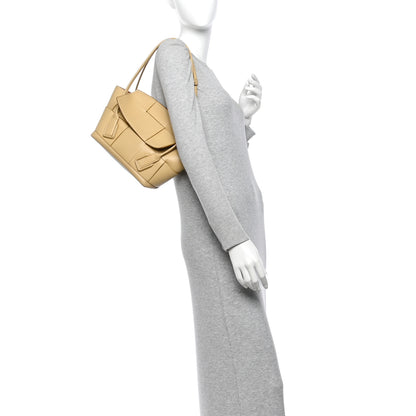 Bottega Veneta French Calfskin Maxi Intrecciato Small Arco Tapioca 2 of 11