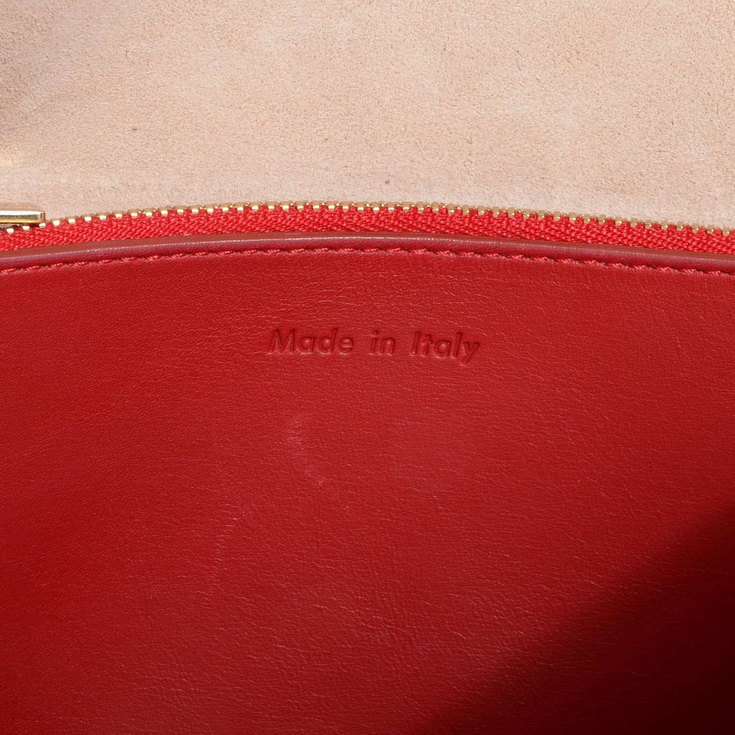 Celine Palmelato Calfskin Blade Flap Red 6 of 10