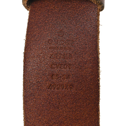 Gucci Faded Calfskin Double G 40mm Belt 85 34 Cuir 3 of 5