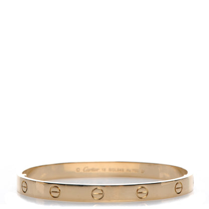 Cartier 18K Yellow Gold LOVE Bracelet 18 1 of 7