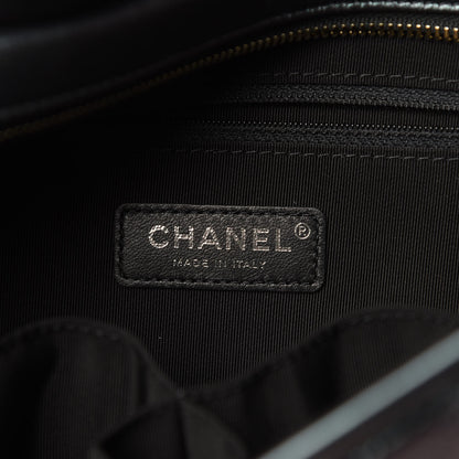 Chanel Iridescent Aged Calfskin Quilted Medium Gabrielle Hobo Black 6 of 11