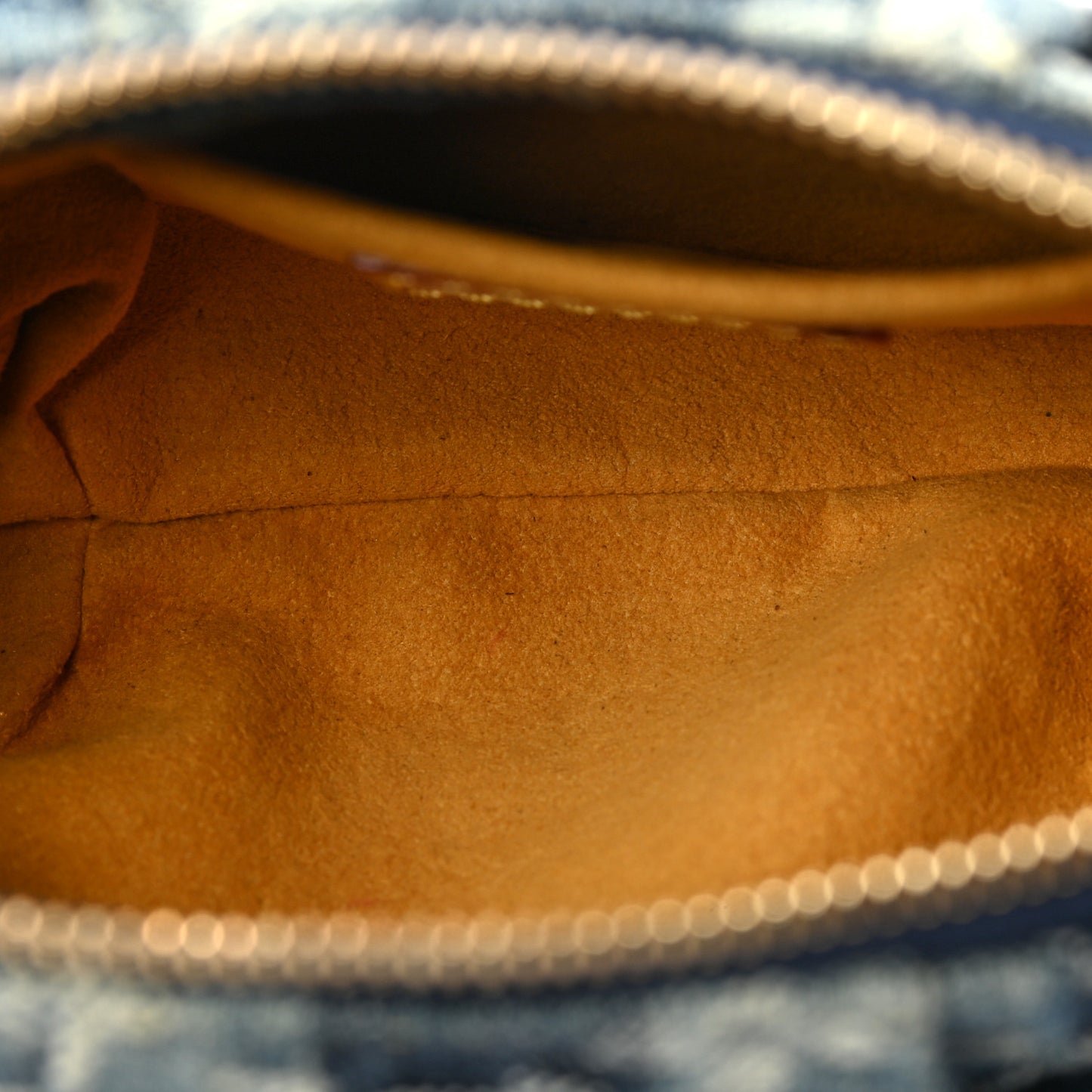 Denim Raye Trousse Cosmetic Pouch