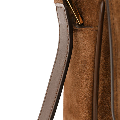 Tom Ford Suede Small Wallis Flap Bag Whisky 12 of 12