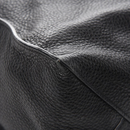 Miu Miu Vitello Daino Tote Nero Black Caramel 9 of 20
