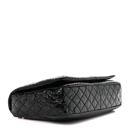 Chanel Vinyl Medium Rock and Chain Flap Black Black 4 of 11