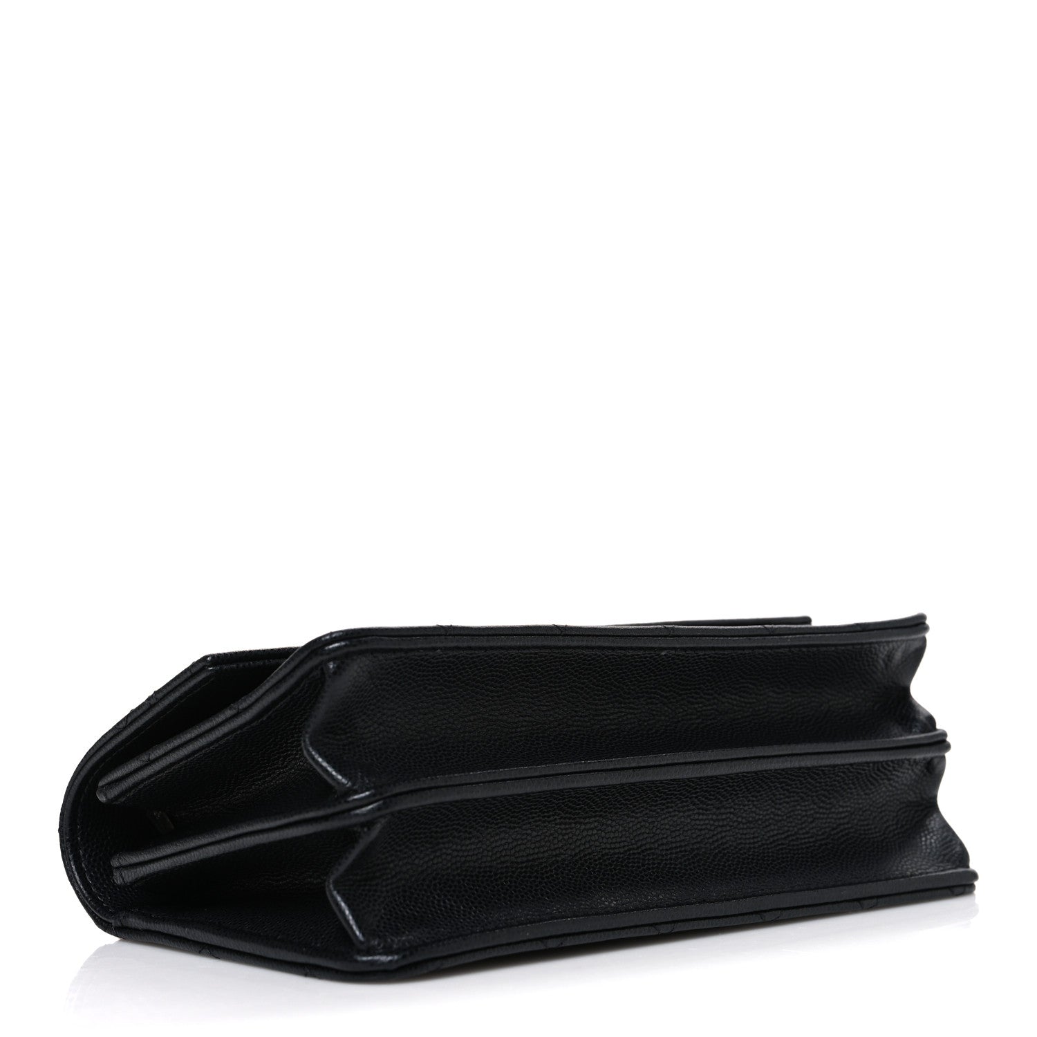 Chanel Caviar Quilted Trendy Handle Clutch With Chain Black 4 of 11