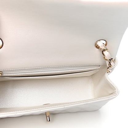 Chanel Iridescent Calfskin Quilted Mini Rectangular Flap White 4 of 4