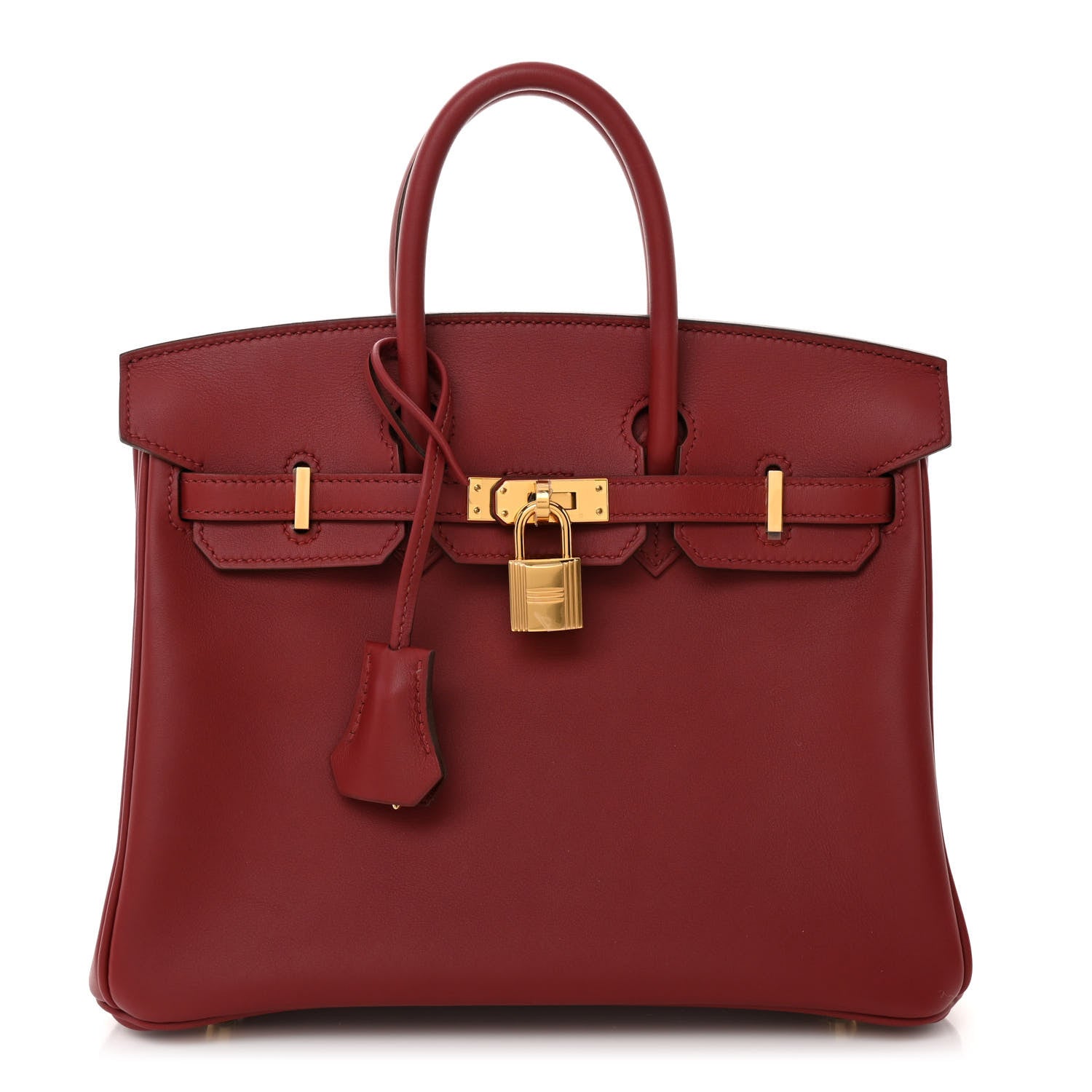 Hermes Veau Jonathan Birkin 25 Rouge Vif 1 of 12