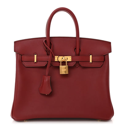 Hermes Veau Jonathan Birkin 25 Rouge Vif 1 of 12