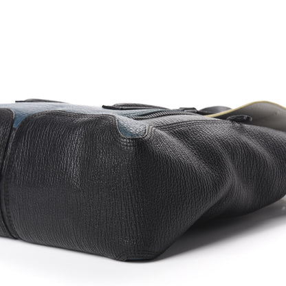 3.1 Phillip Lim 3.1 Textured Calfskin Colorblock Large Pashli Satchel Dark Teal 7 of 9