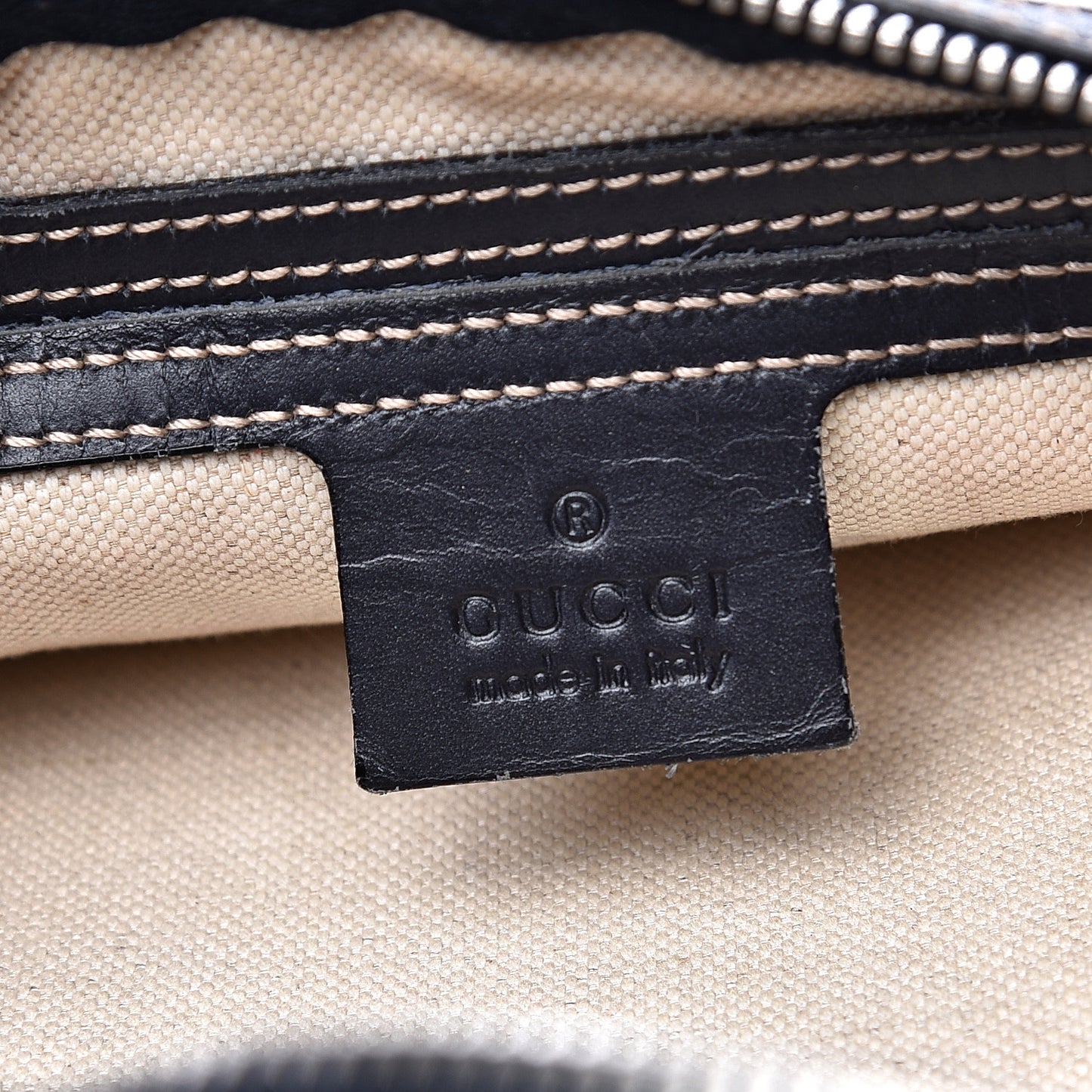 GG Supreme Monogram Belt Bag Navy