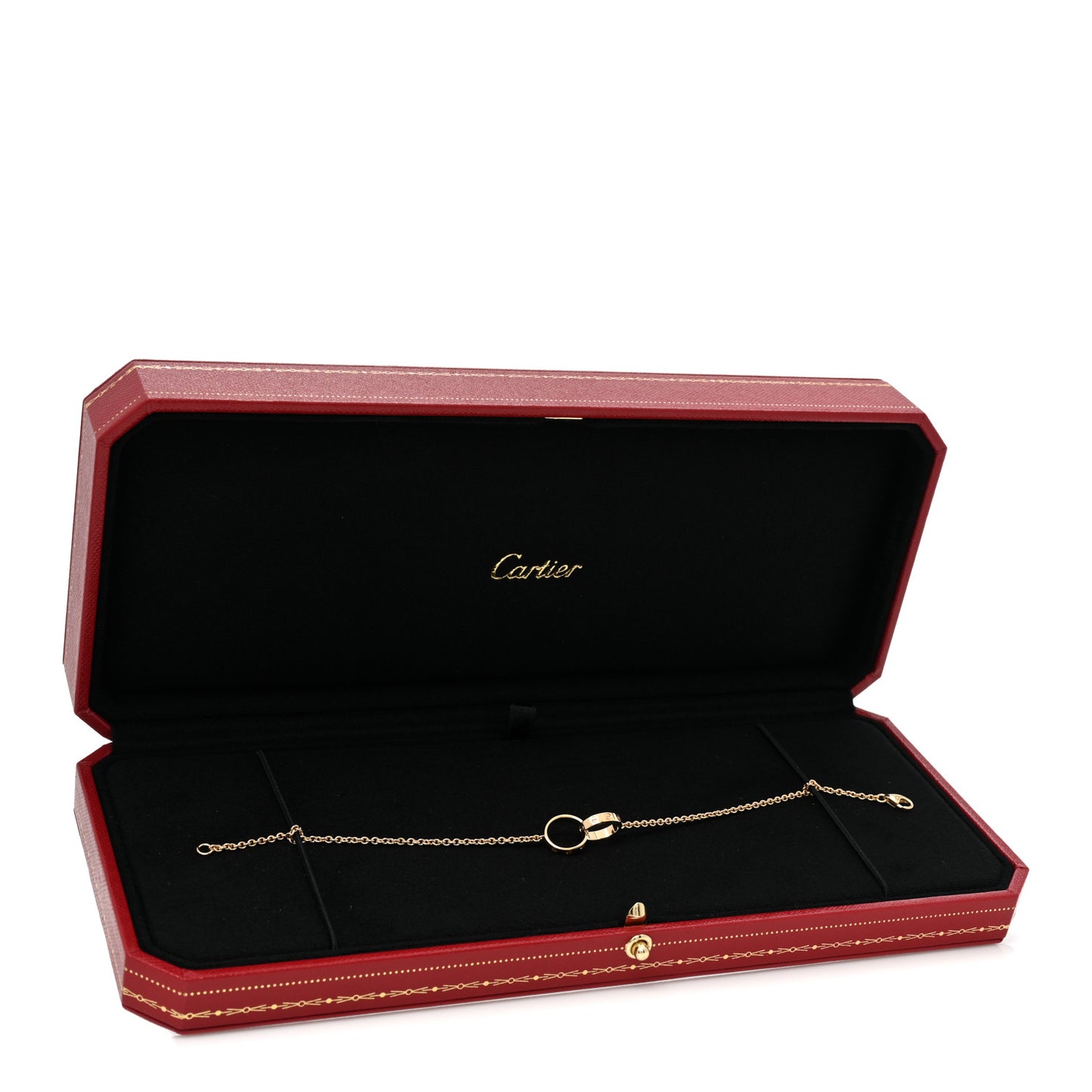 18K Yellow Gold Interlocking LOVE Bracelet