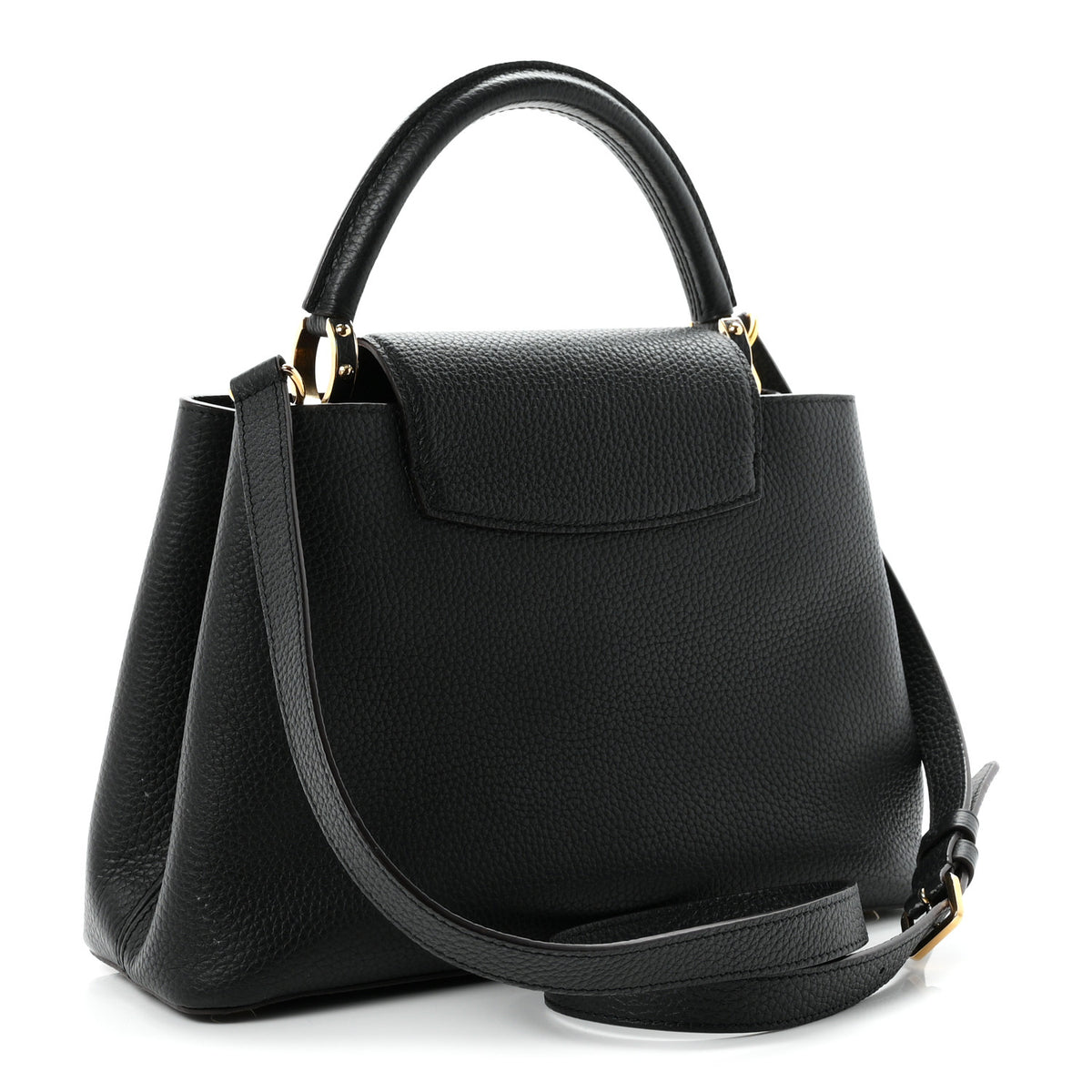 Louis Vuitton Taurillon Capucines PM Black 5 of 21