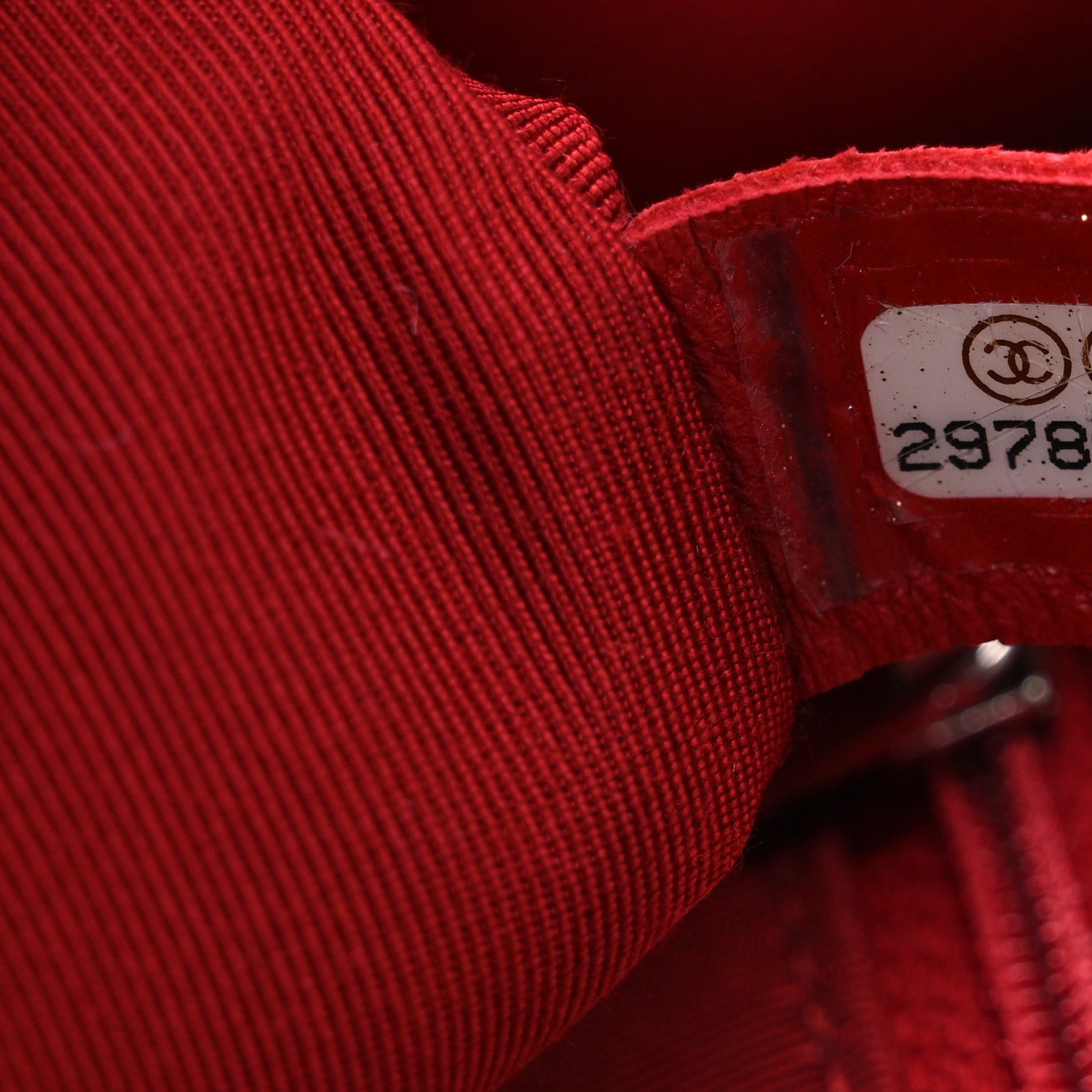 Chanel Crumpled Calfskin Medium Chain All Over Flap Red 7 of 10