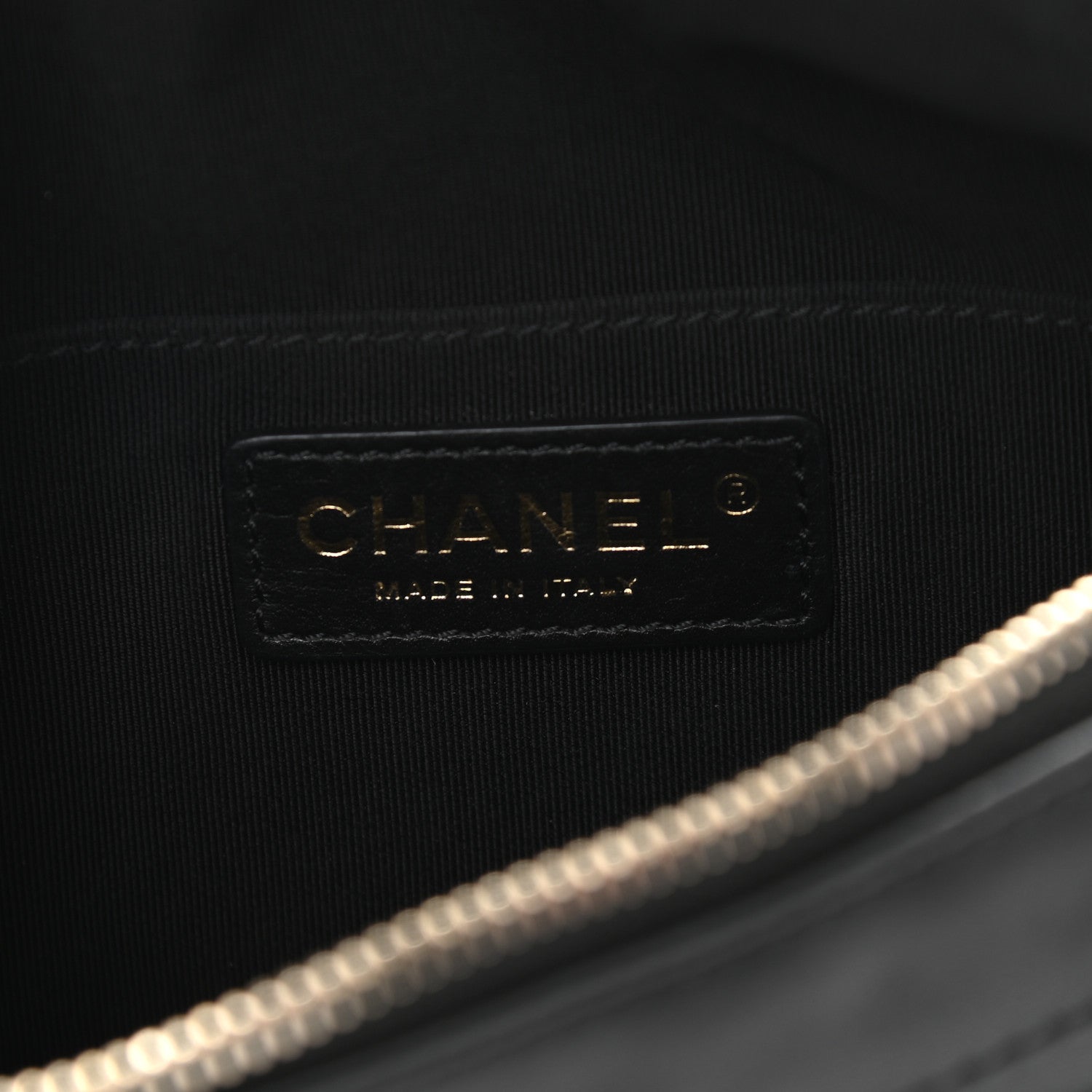 Chanel Lambskin Quilted Waist Bag Fanny Pack Black 7 of 11