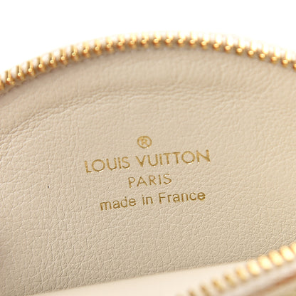 Louis Vuitton Vernis Trunks and Bags Porte-Monnaie Round Coin Purse Beige 4 of 4