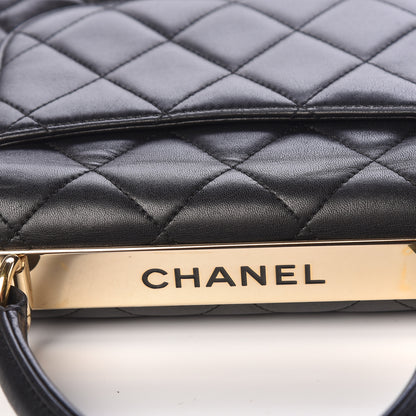 Chanel Lambskin Quilted Small Trendy CC Dual Handle Flap Bag Black 7 of 16