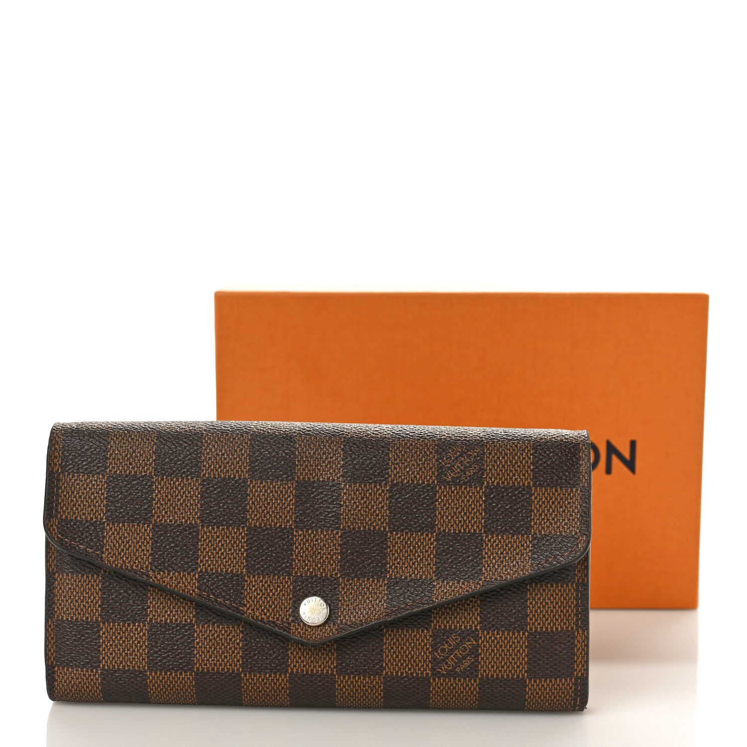 Louis Vuitton Damier Ebene Sarah Wallet NM 10 of 10