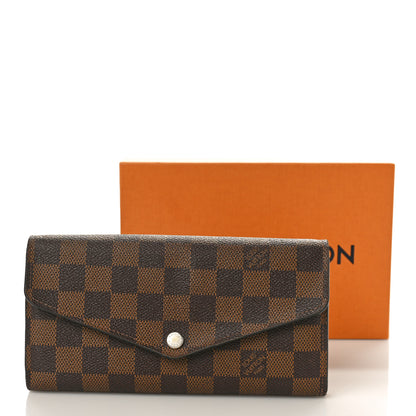 Louis Vuitton Damier Ebene Sarah Wallet NM 10 of 10